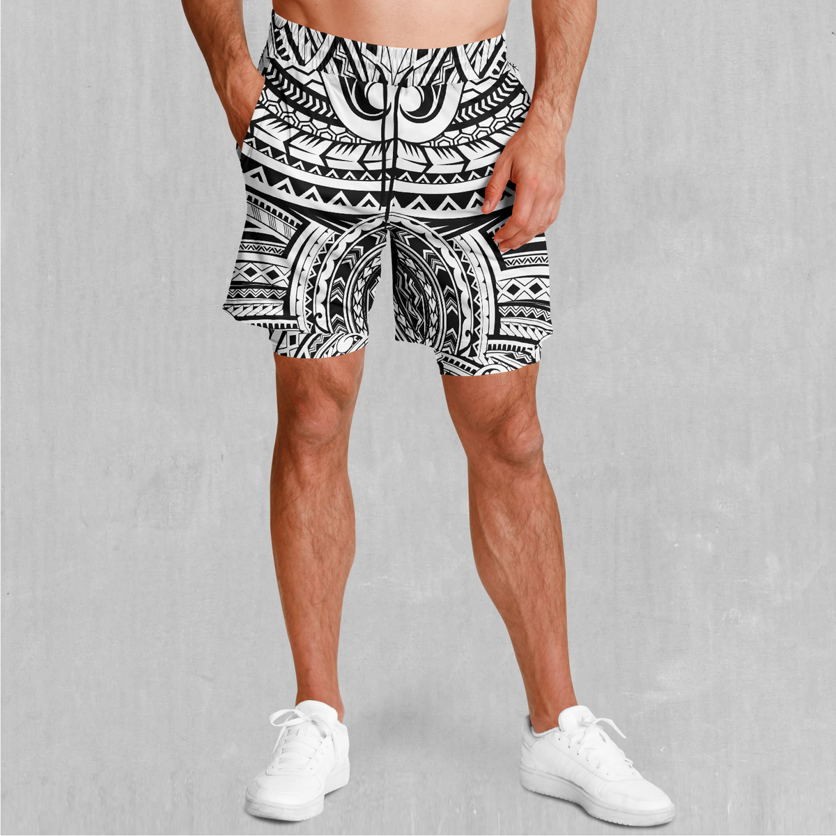 Ancient Tribe Men's 2 in 1 Shorts