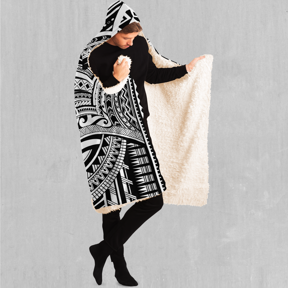 Ancient Tribe Hooded Blanket - Azimuth Clothing