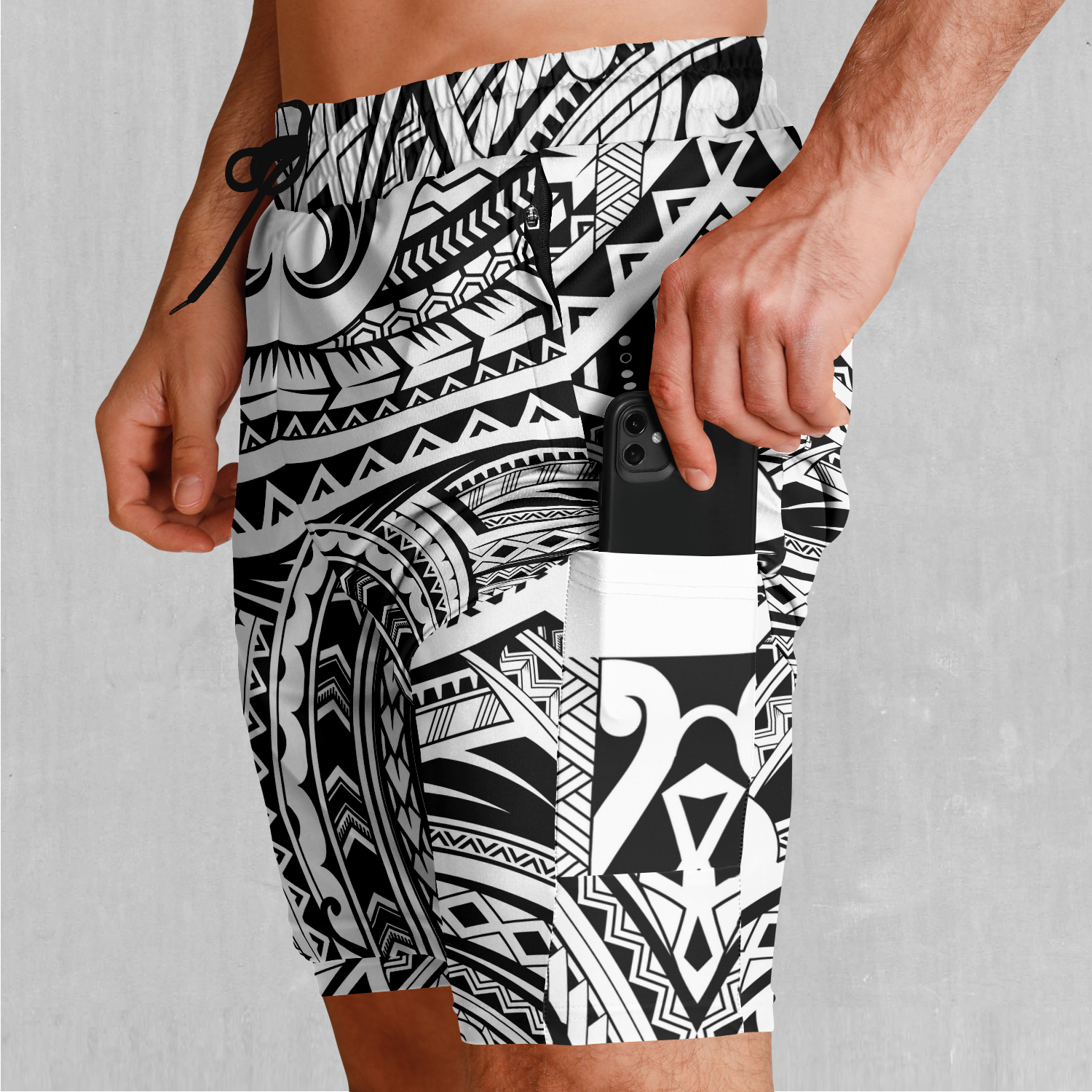 Ancient Tribe Men's 2 in 1 Shorts