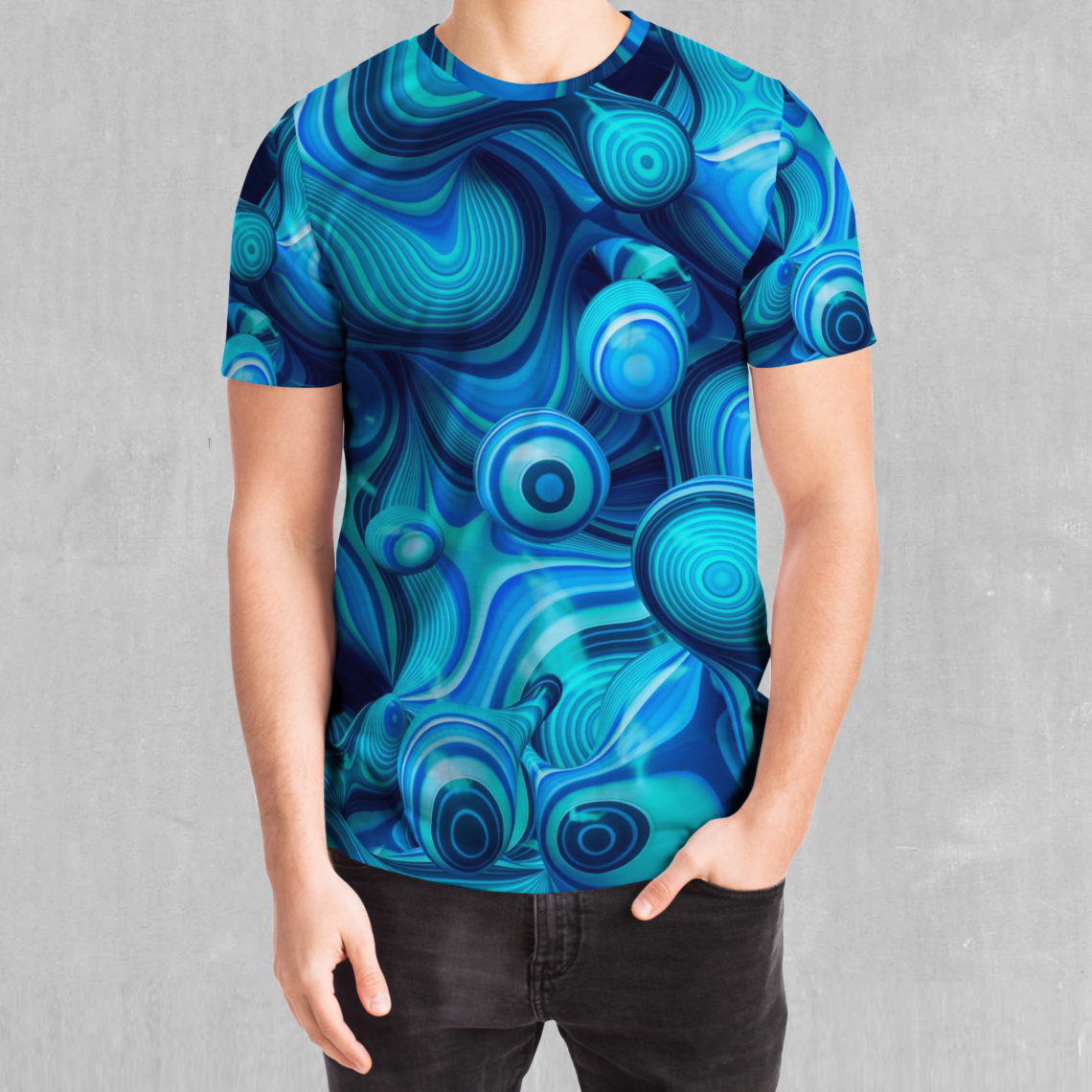 Aqua Pool Tee - Azimuth Clothing