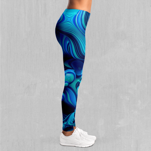 Aqua Pool Leggings - Azimuth Clothing