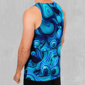 Aqua Pool Men's Tank Top - Azimuth Clothing
