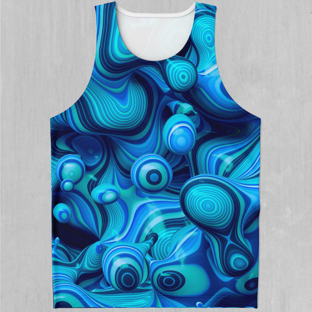Aqua Pool Men's Tank Top - Azimuth Clothing