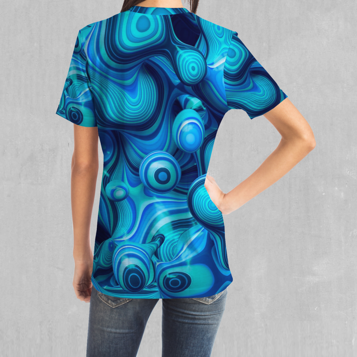 Aqua Pool Tee - Azimuth Clothing