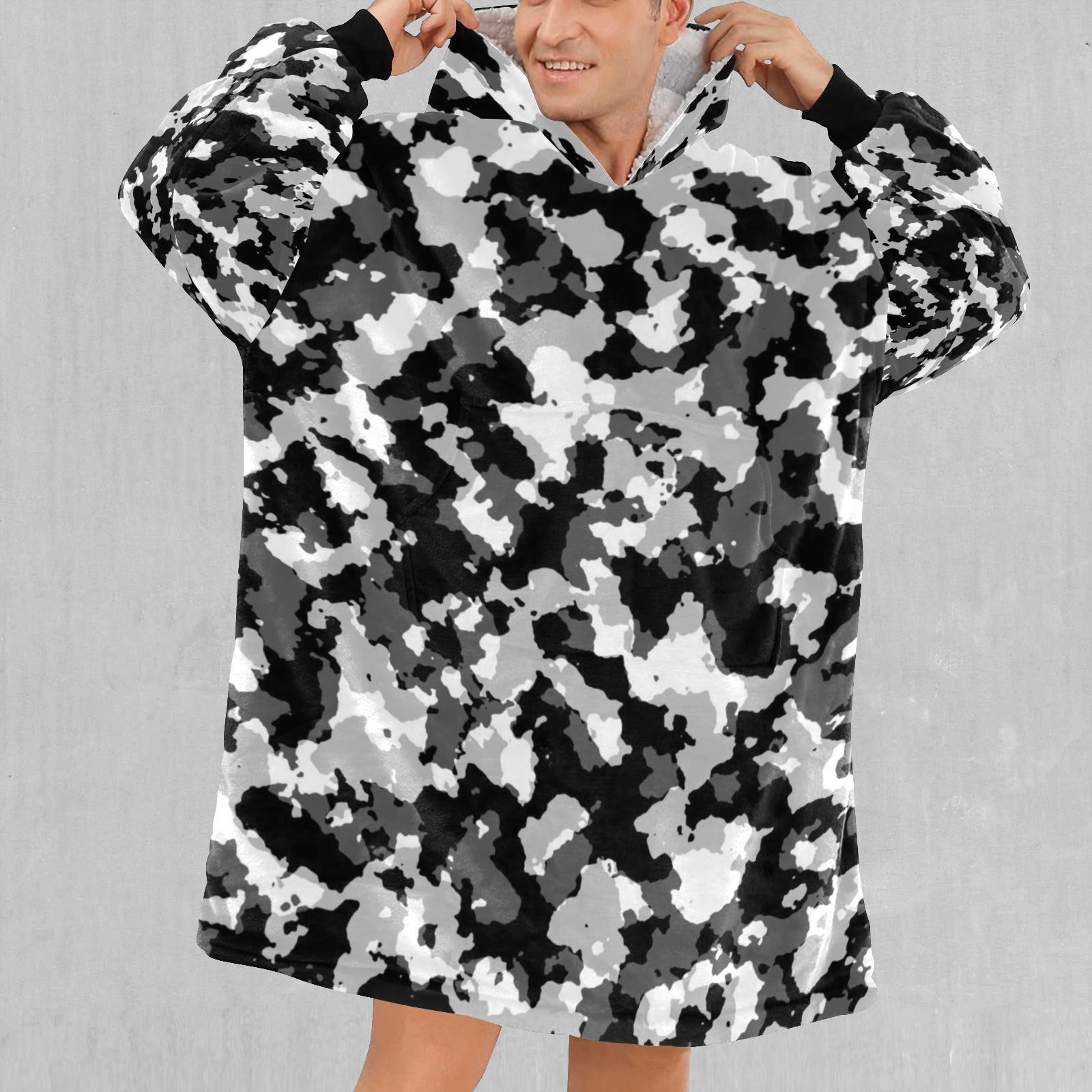 Arctic Camo Blanket Hoodie