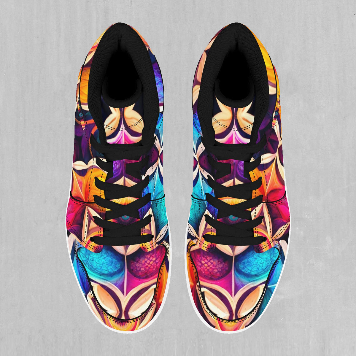 Blossoming Spectrum High Top Sneakers