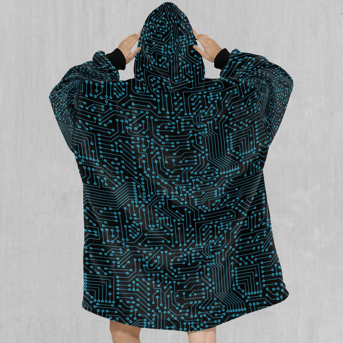 Blue Cybernetic Blanket Hoodie
