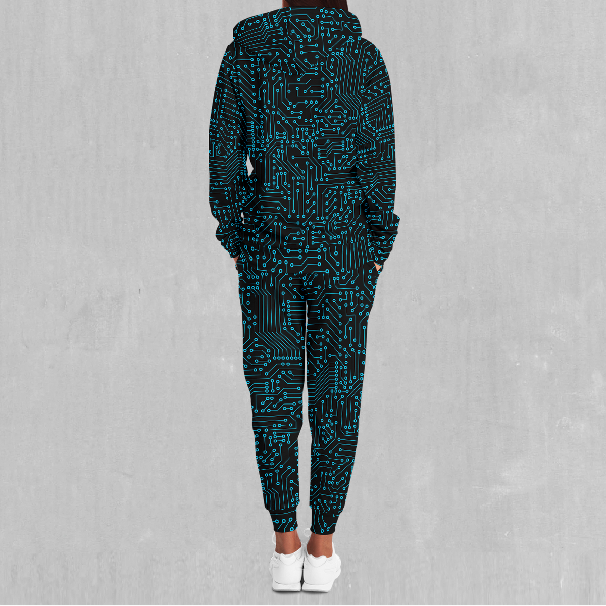 Blue Cybernetic Tracksuit