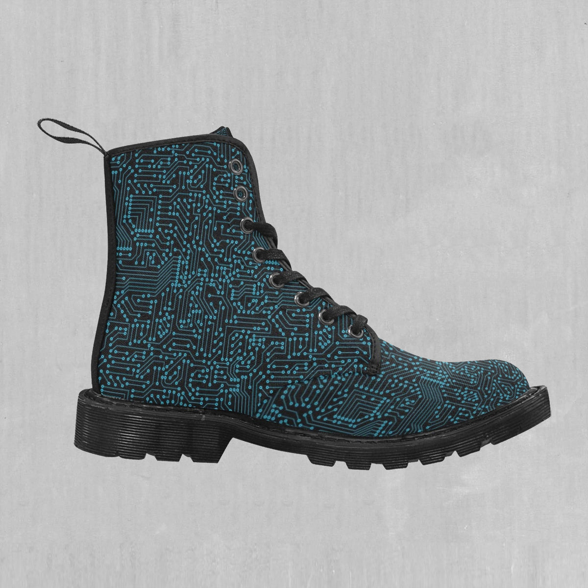 Blue Cybernetic Women's Boots
