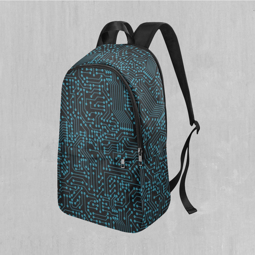 Blue Cybernetic Adventure Backpack