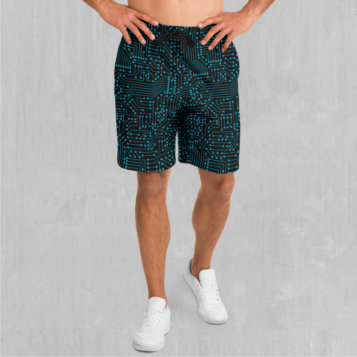 Blue Cybernetic Shorts