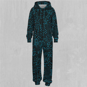 Blue Cybernetic Onesie