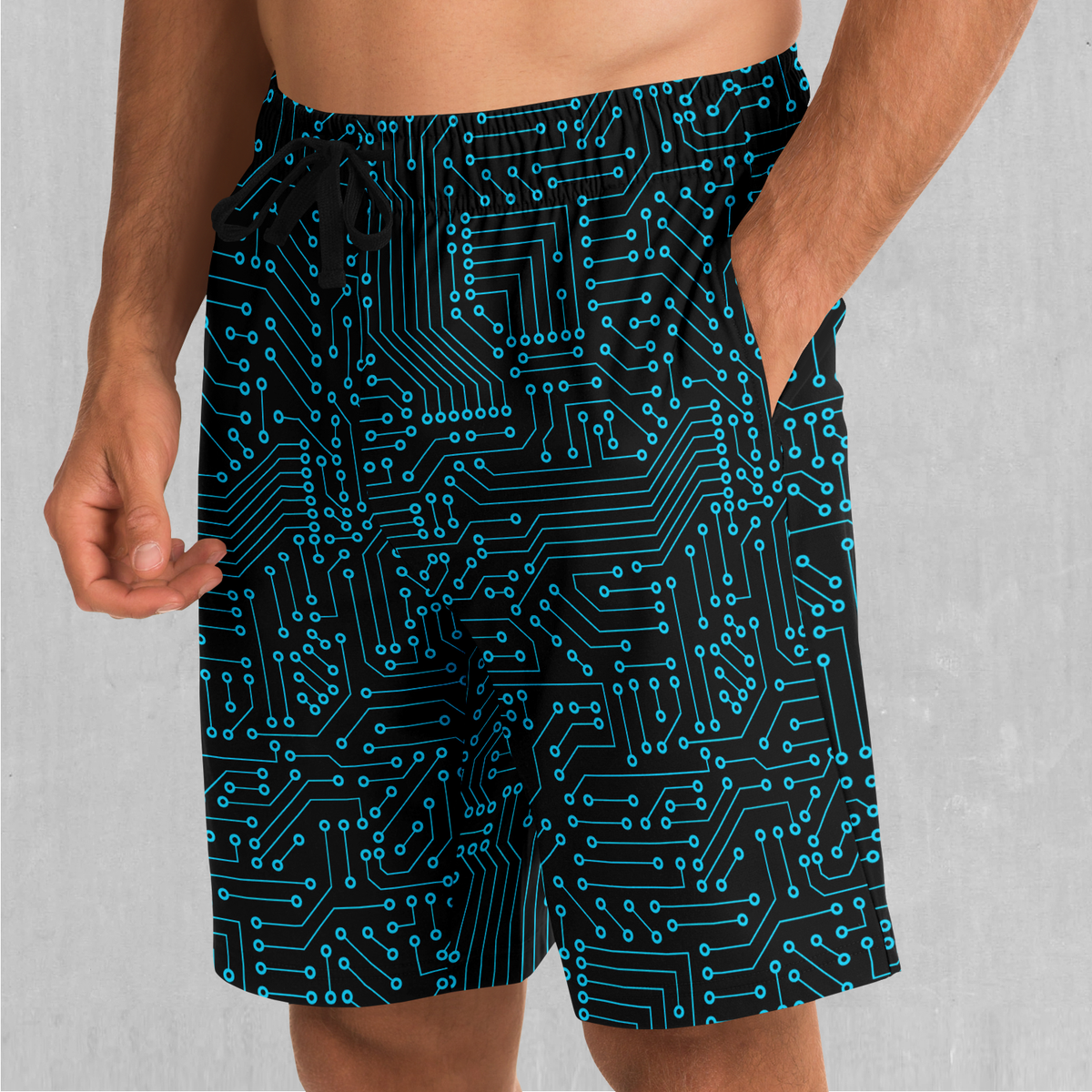 Blue Cybernetic Shorts