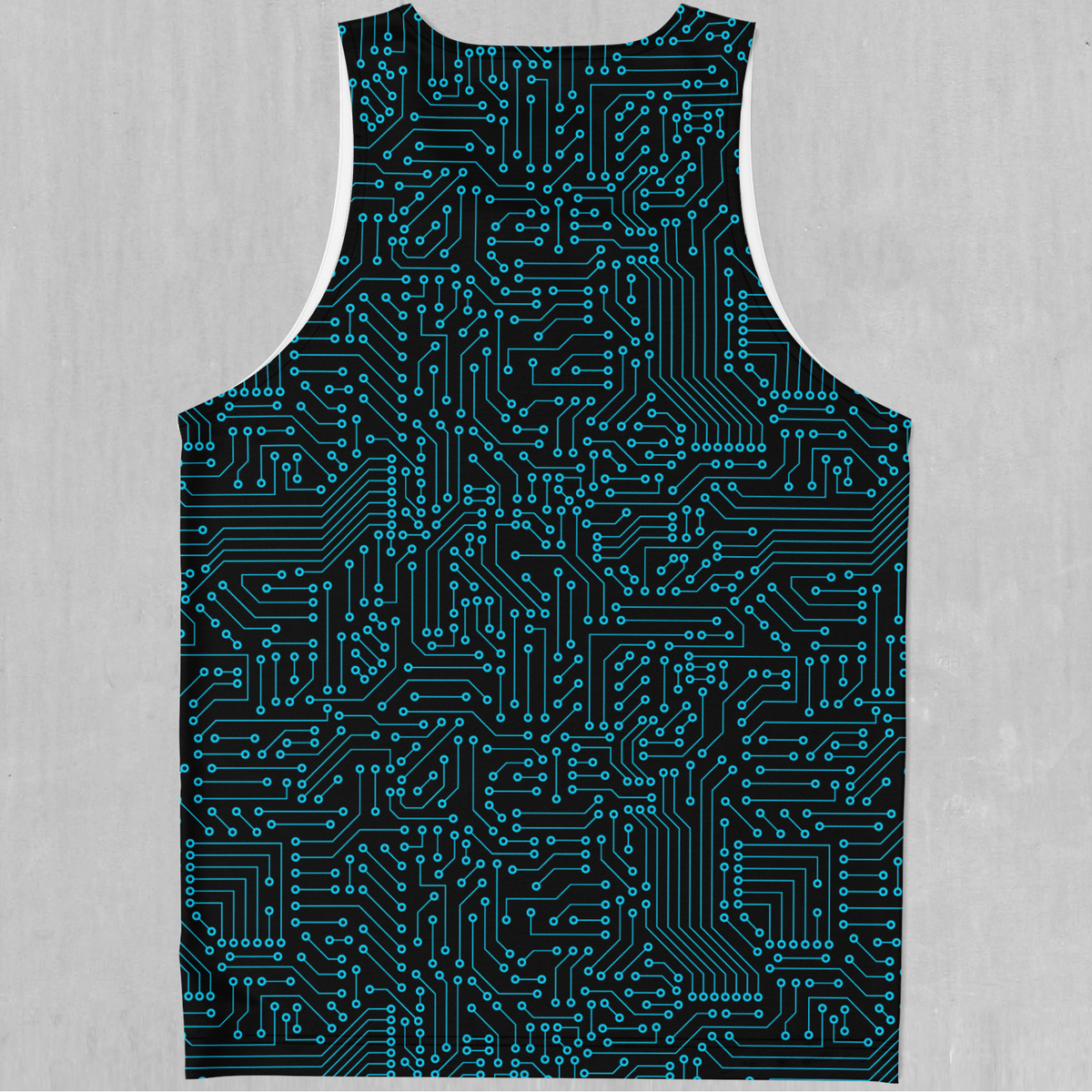 Blue Cybernetic Men's Tank Top