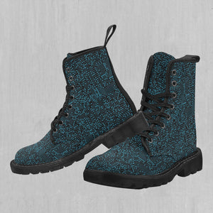 Blue Cybernetic Women's Boots