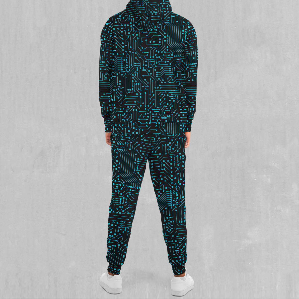 Blue Cybernetic Tracksuit