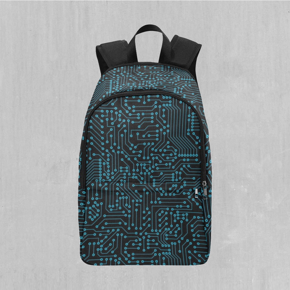Blue Cybernetic Adventure Backpack
