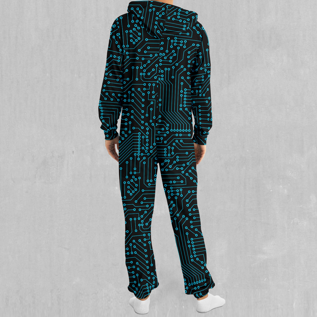 Blue Cybernetic Jumpsuit