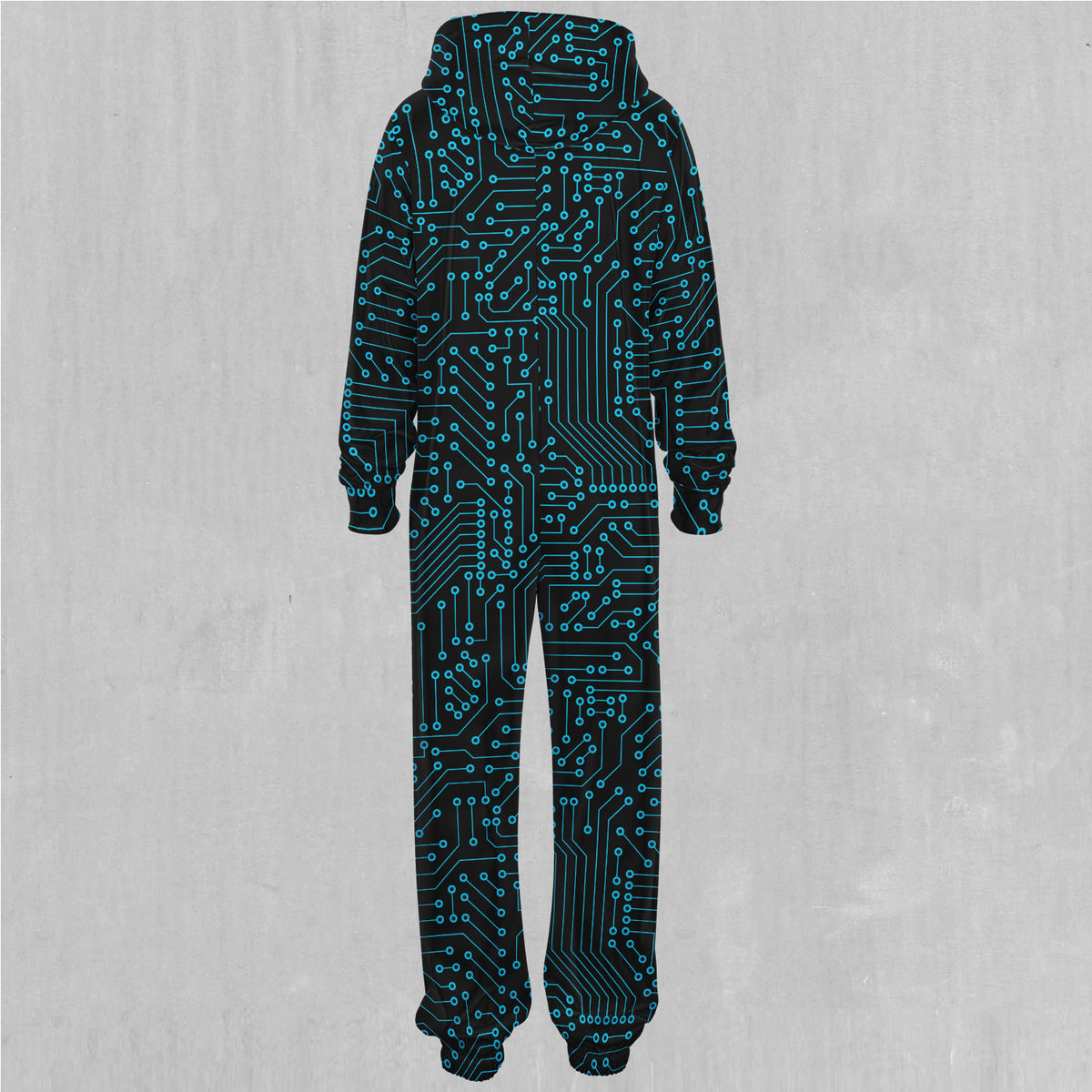 Blue Cybernetic Jumpsuit