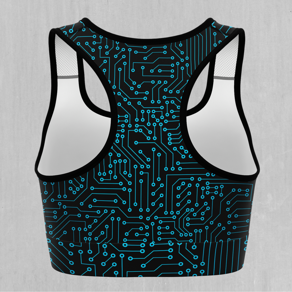 Blue Cybernetic Sports Bra