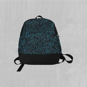 Blue Cybernetic Adventure Backpack