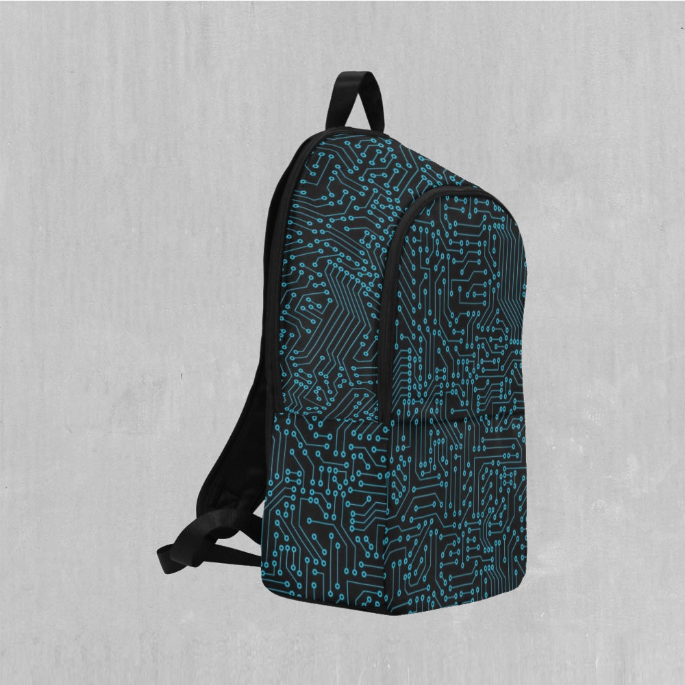 Blue Cybernetic Adventure Backpack