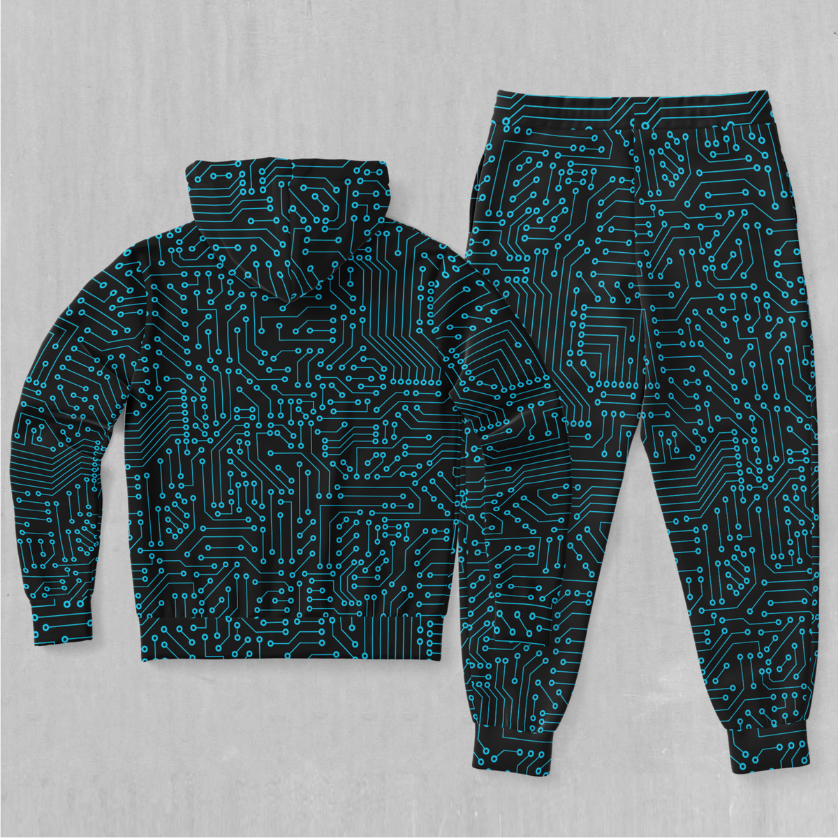 Blue Cybernetic Tracksuit