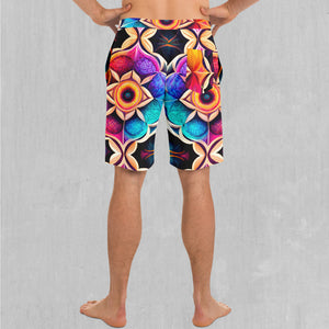 Blossoming Spectrum Board Shorts