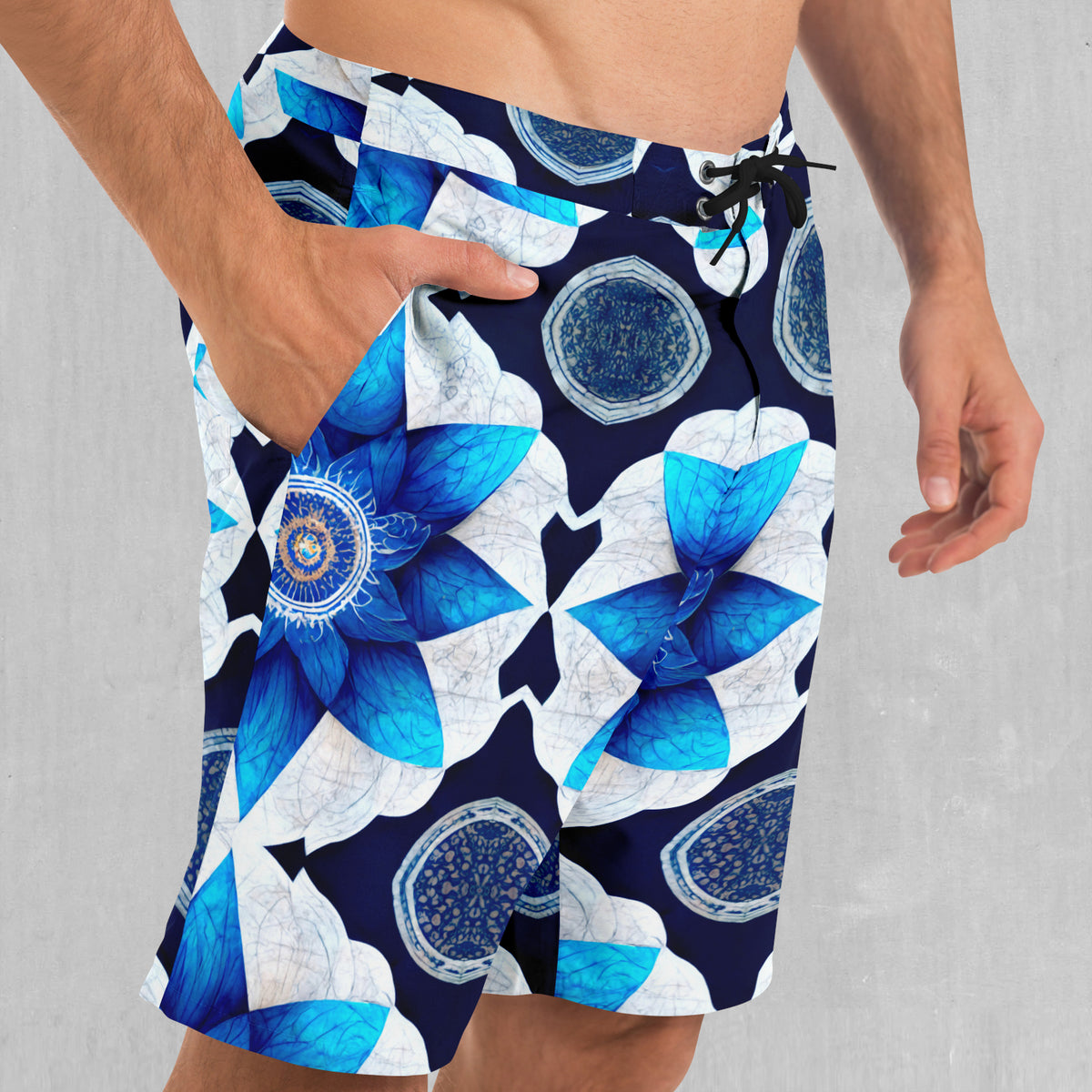 Delphinium Mandala Board Shorts