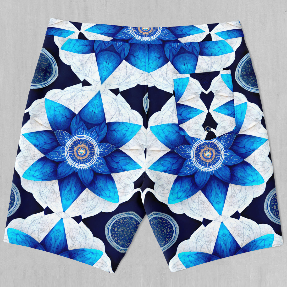 Delphinium Mandala Board Shorts