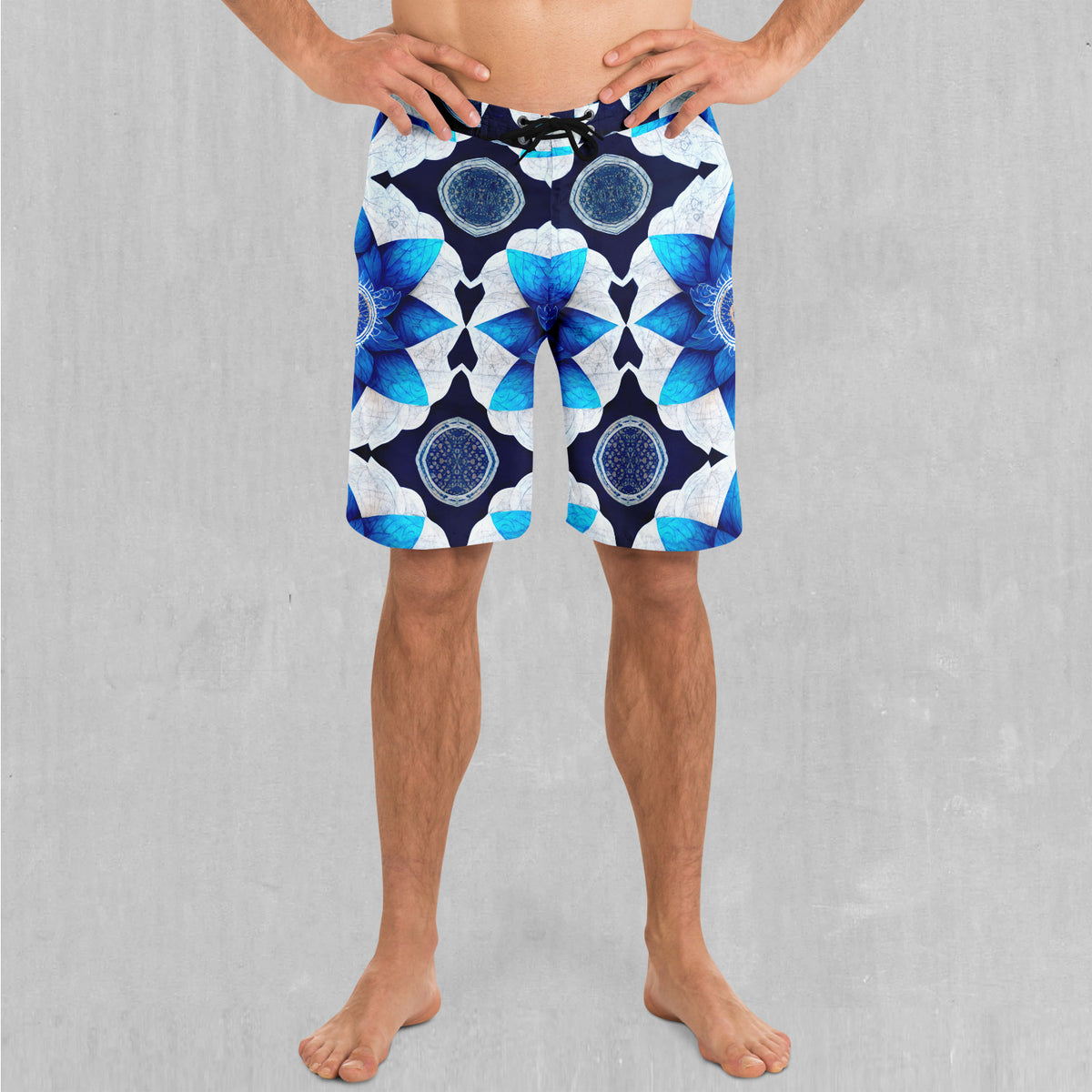Delphinium Mandala Board Shorts