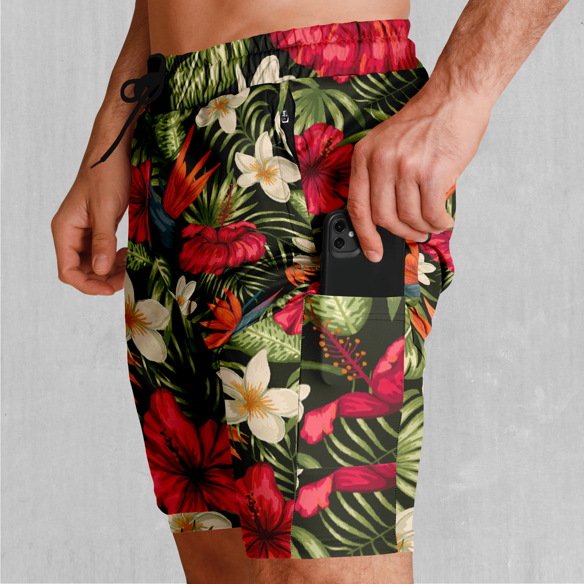 Botanical Men's 2 in 1 Shorts