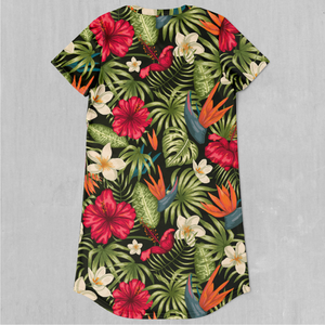 Botanical T-Shirt Dress