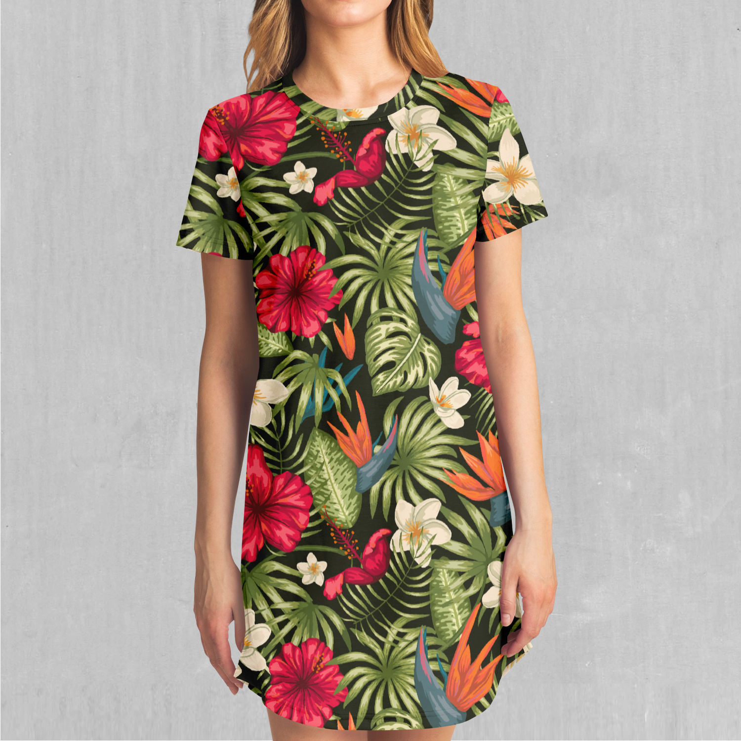 Botanical T-Shirt Dress