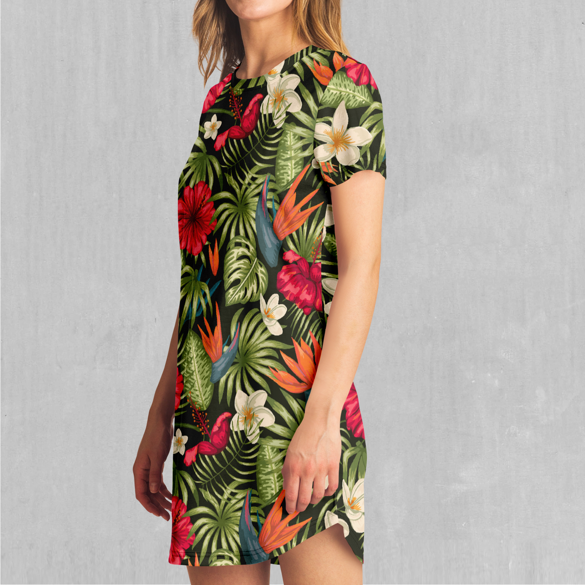 Botanical T-Shirt Dress