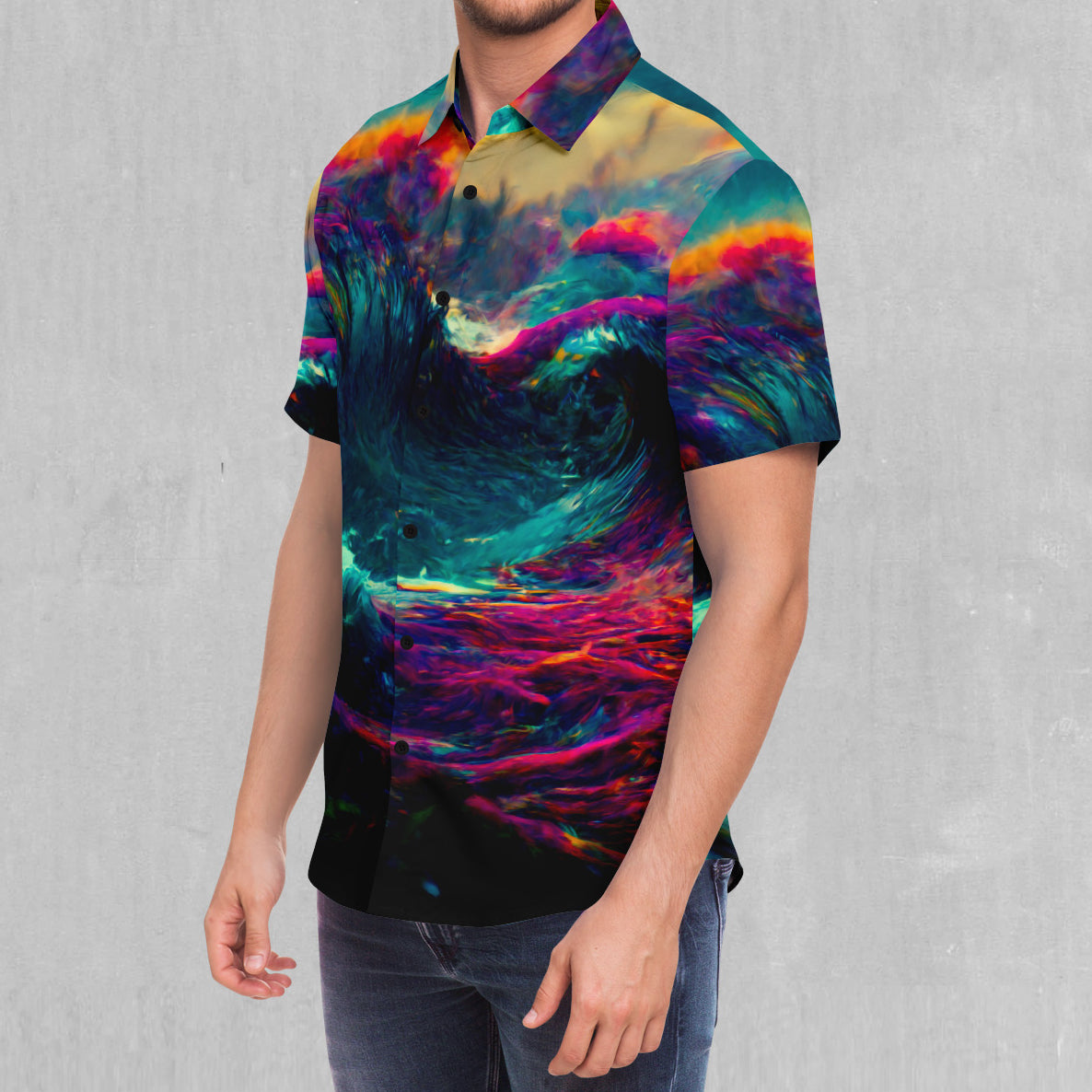 Mind-Bending Sea Button Down Shirt