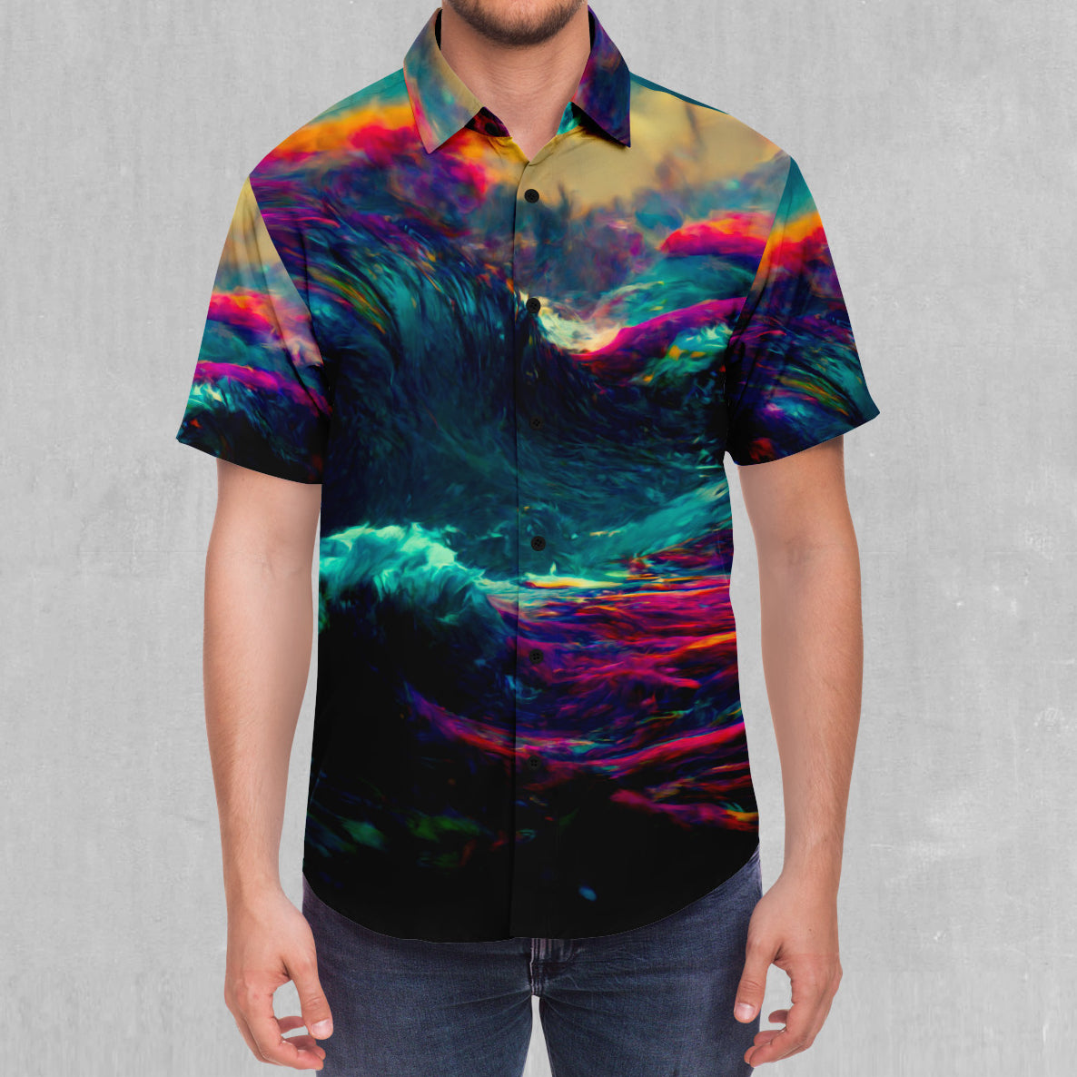 Mind-Bending Sea Button Down Shirt