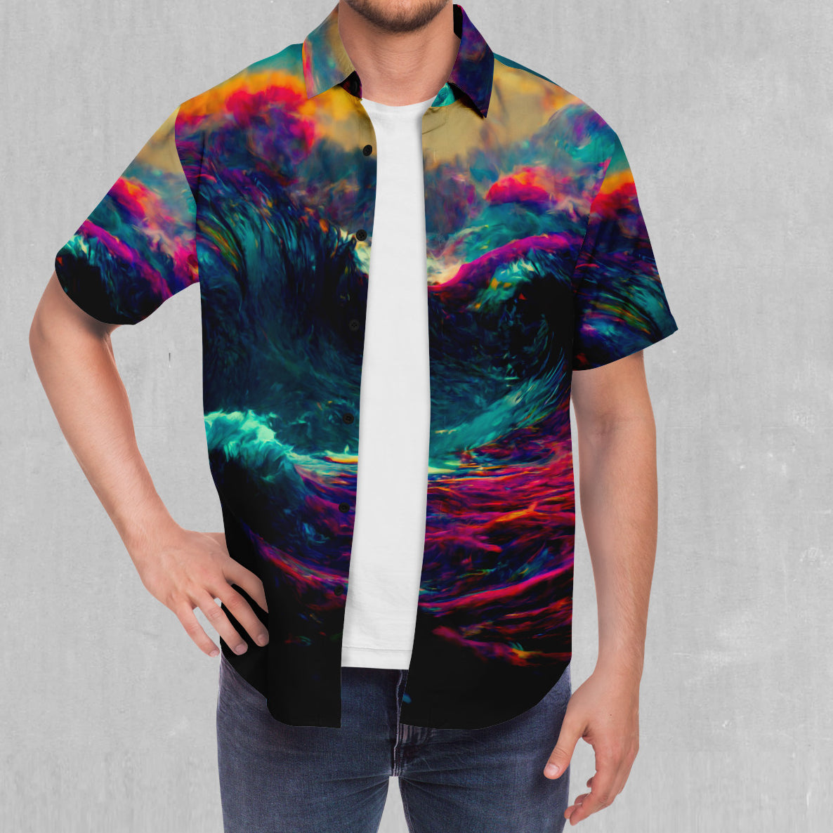 Mind-Bending Sea Button Down Shirt