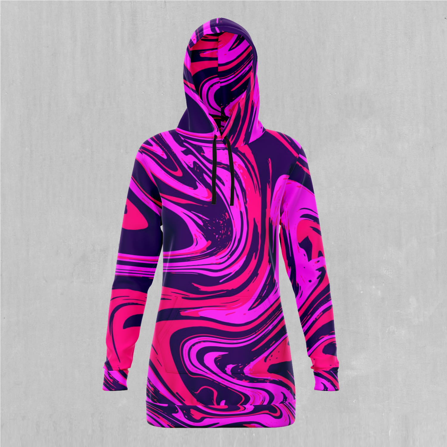 hooded dress festival Spellcaster Women's Hooded Black/Silver Dress