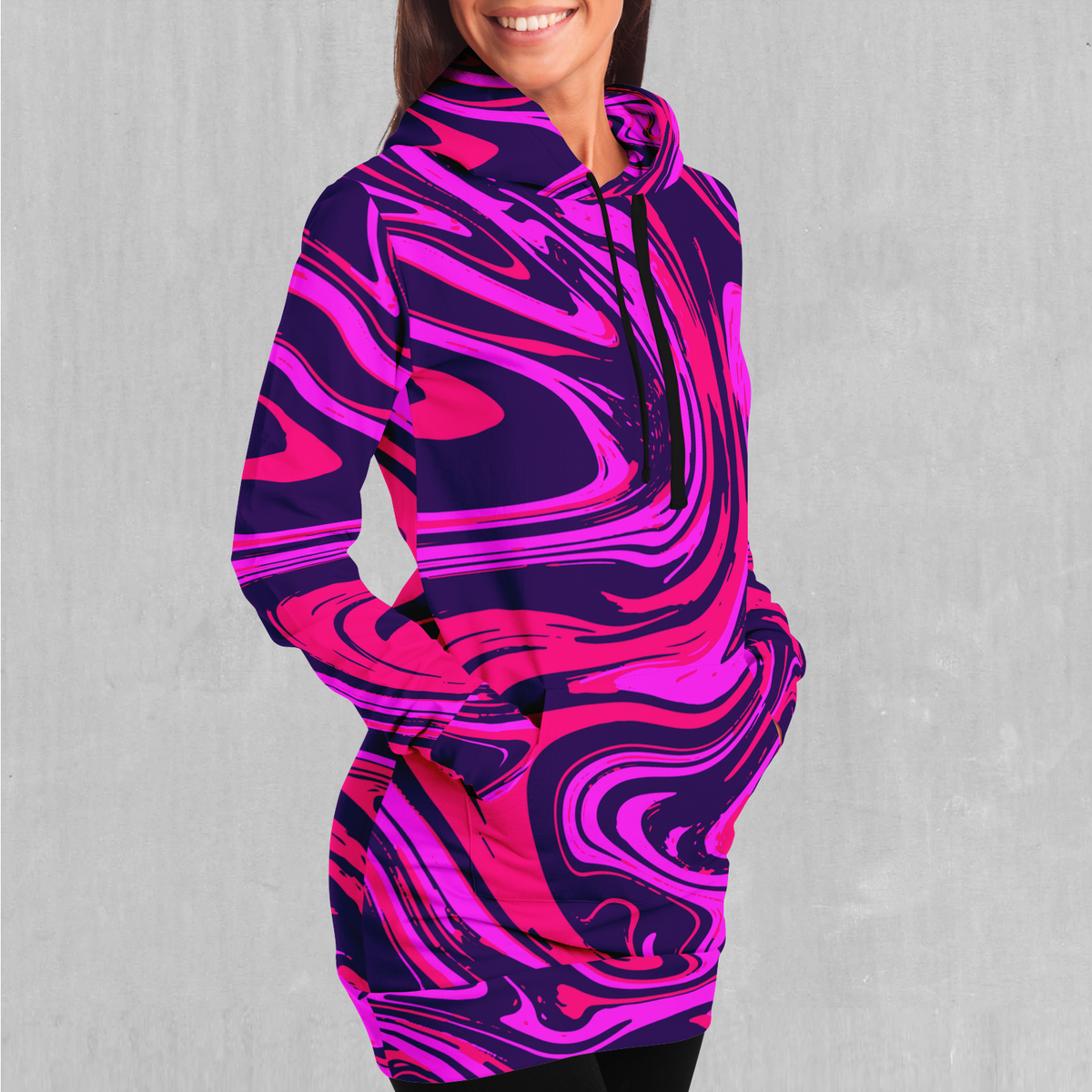 Candy Drip Hoodie Dress