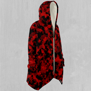 Cardinal Red Camo Cloak