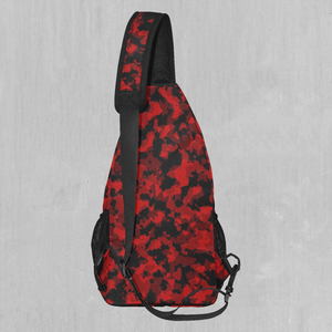 Cardinal Red Camo Sling Bag