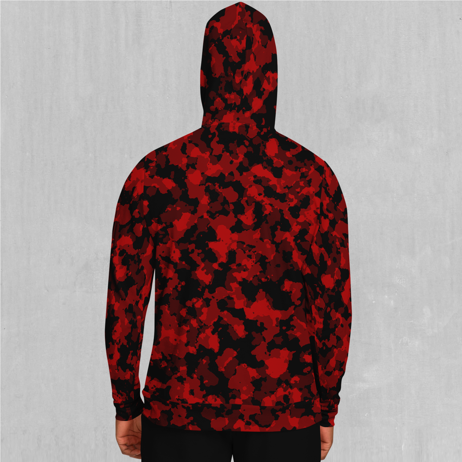 Red 2025 camo hoodie