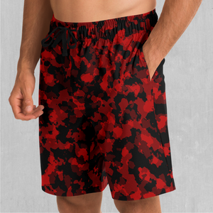 Cardinal Red Camo Shorts