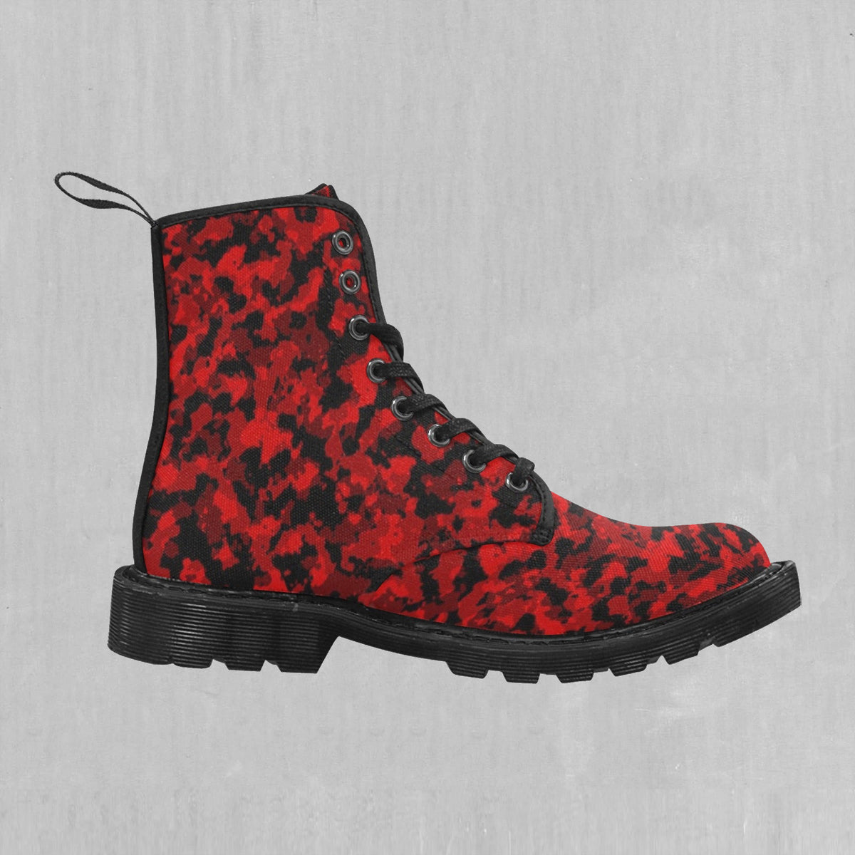 Cardinal Red Camo Women's Boots