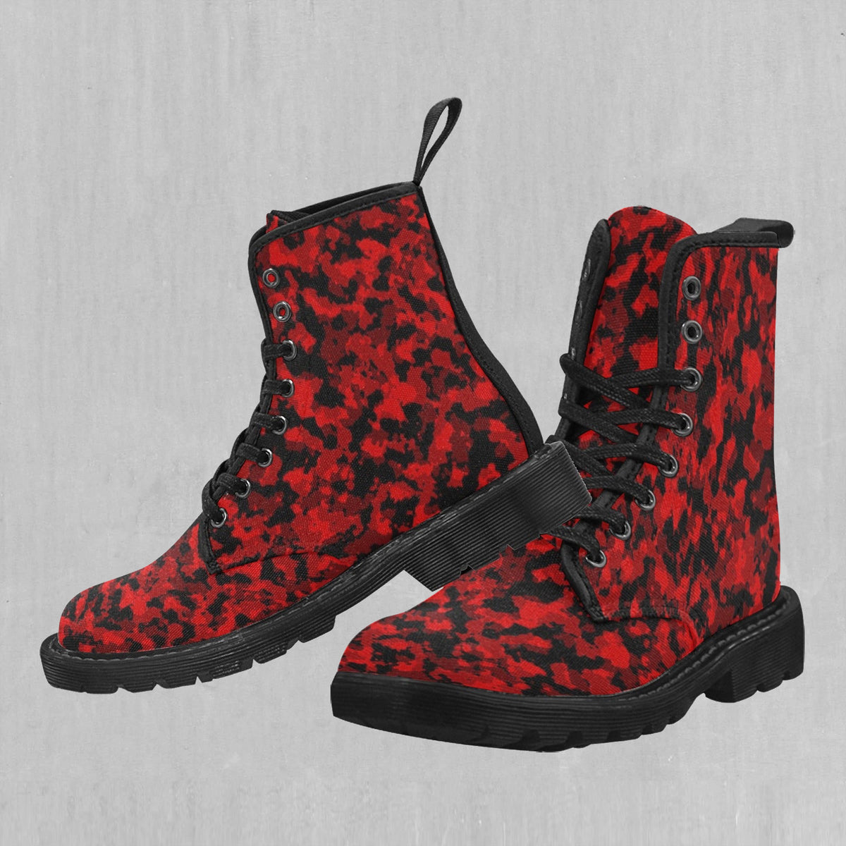 Cardinal Red Camo Women's Boots