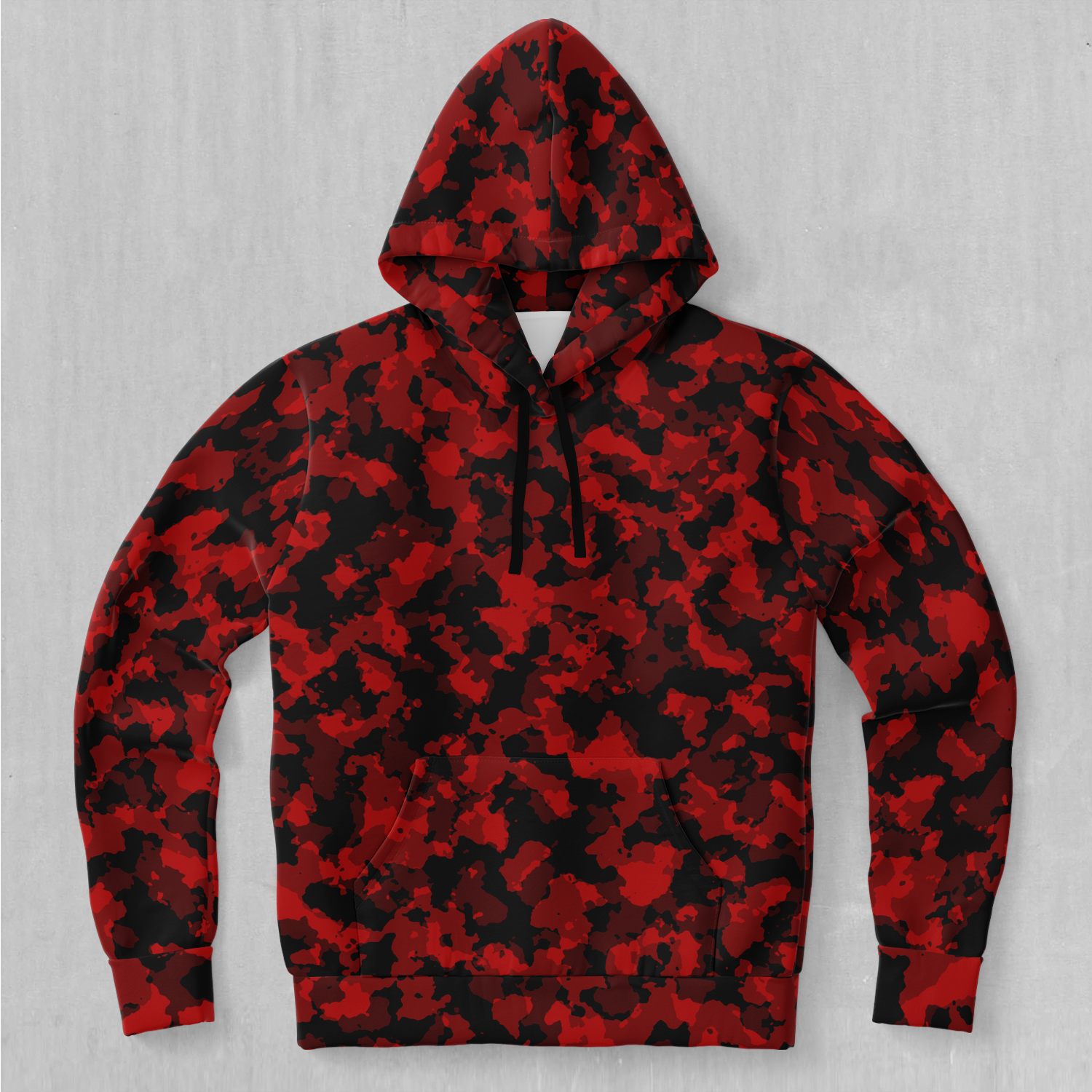 Black and red camo hoodie sales