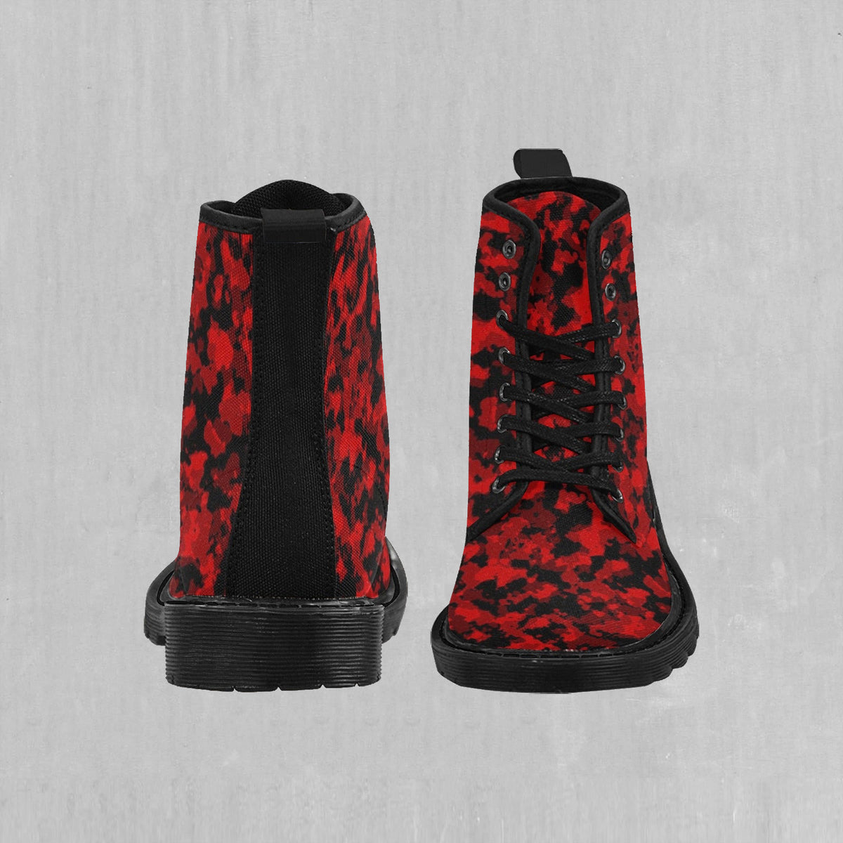 Cardinal Red Camo Women's Boots