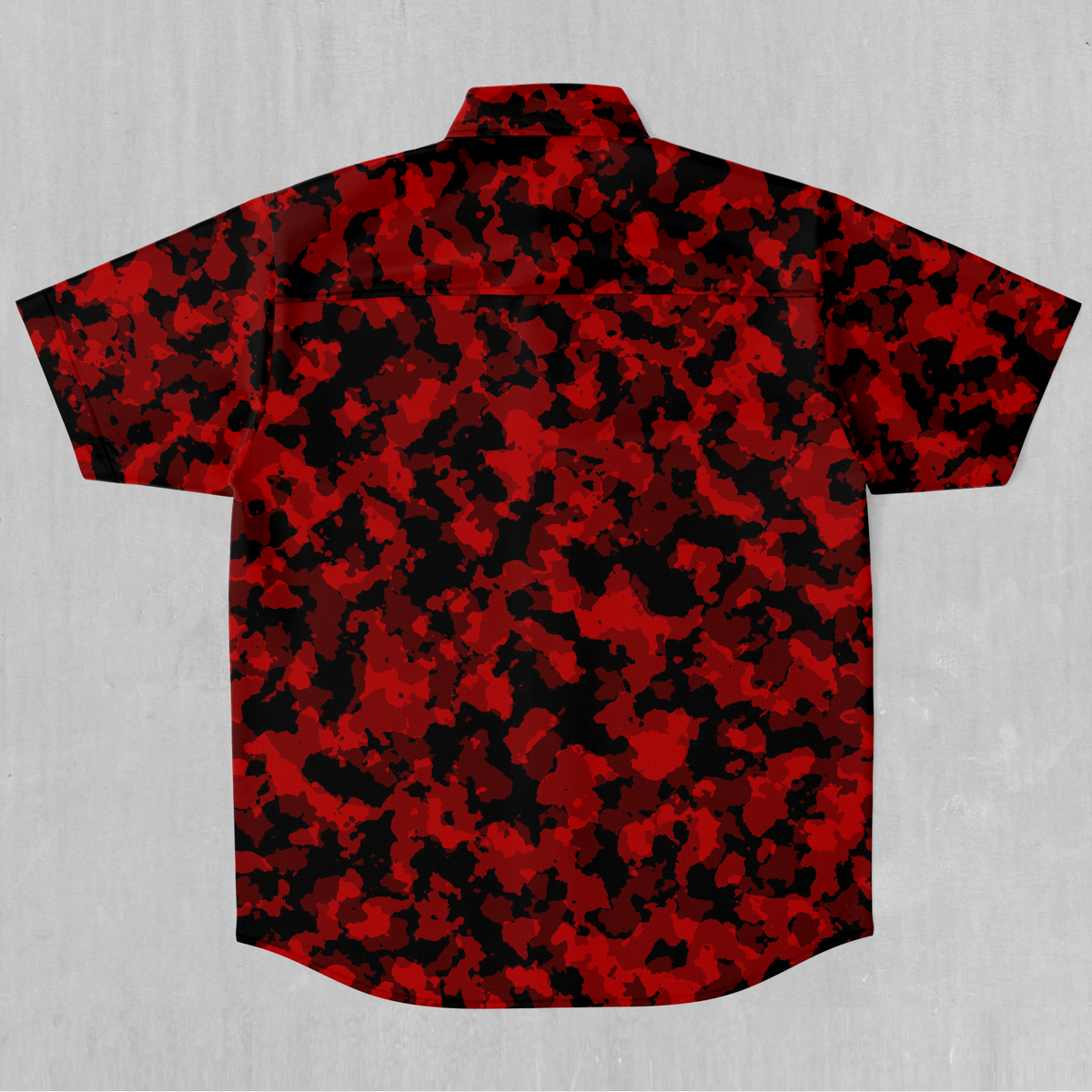 Cardinal Red Camo Button Down Shirt