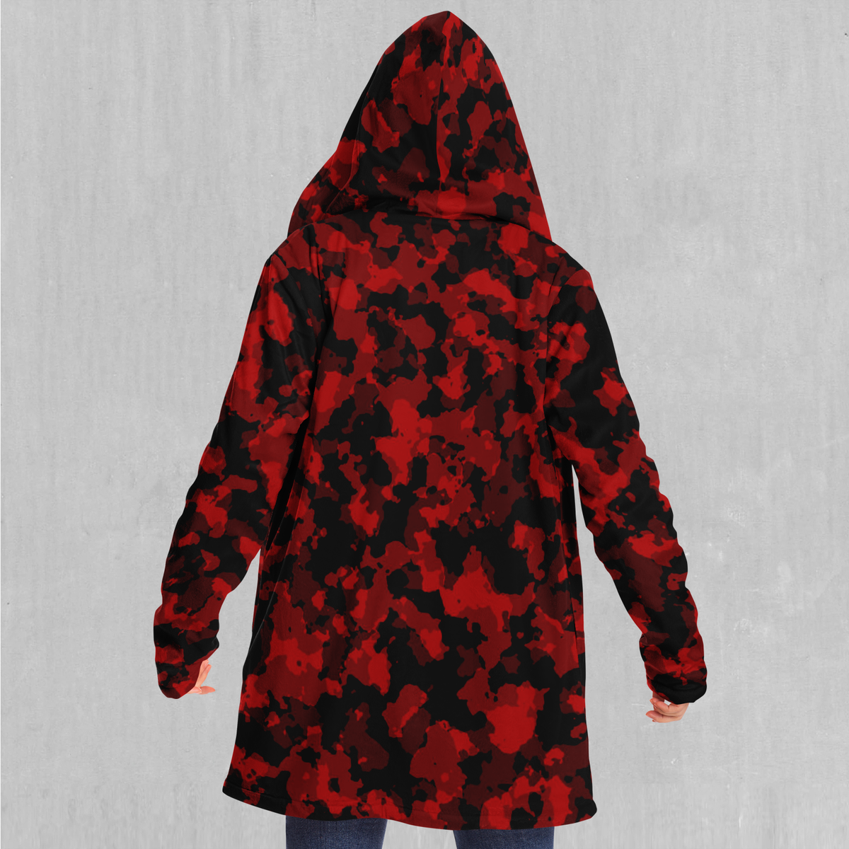 Cardinal Red Camo Cloak